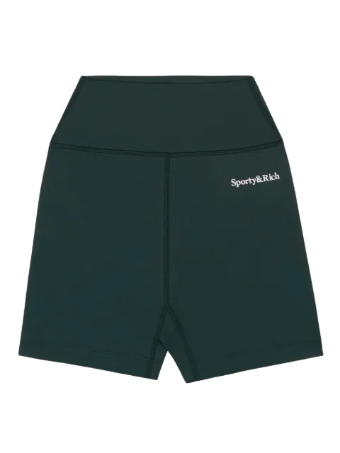 Sporty & Rich high-rise shorts Green SH00361300GR10