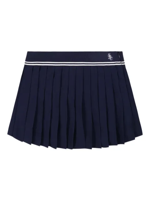 Sporty & Rich pleated mini skirt Blue SK01261302BL124