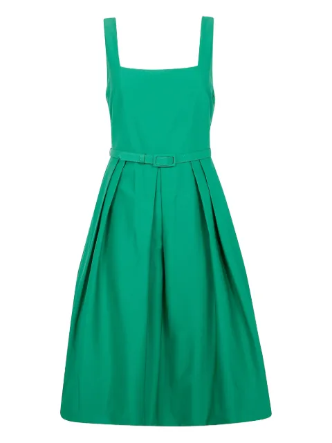 Lauren Ralph Lauren pleated belted dress Green 253P03618001