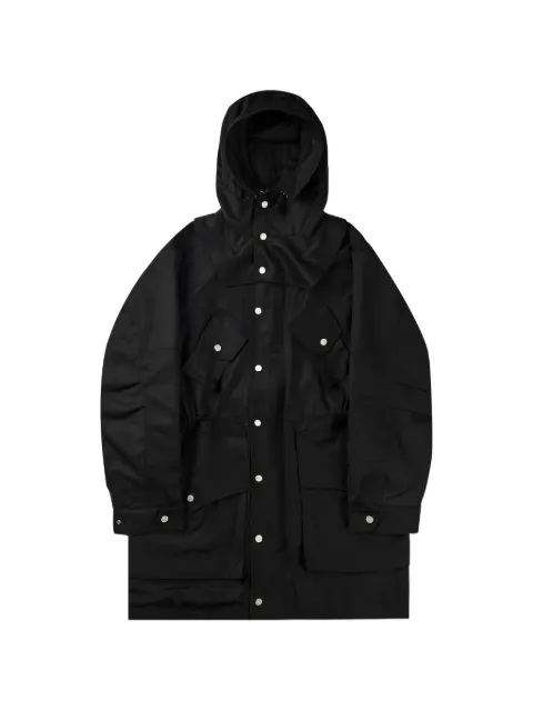 FFFPOSTALSERVICE hooded parka coat Black FFFPSFW2508