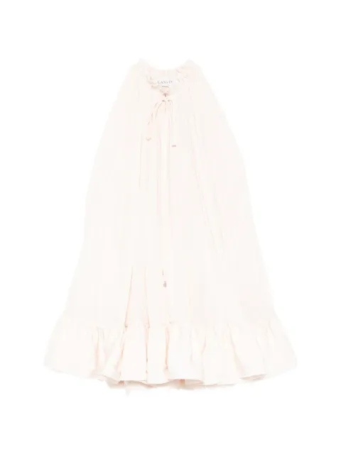 Lanvin ruffled mini dress Pink RWDRC0734778A24