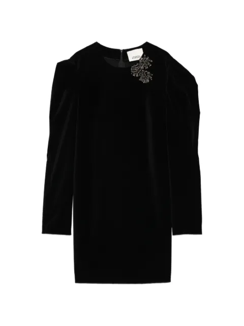 ISABEL MARANT Danee embellished puff-sleeve mini dress Black RO0990FAC4J13I