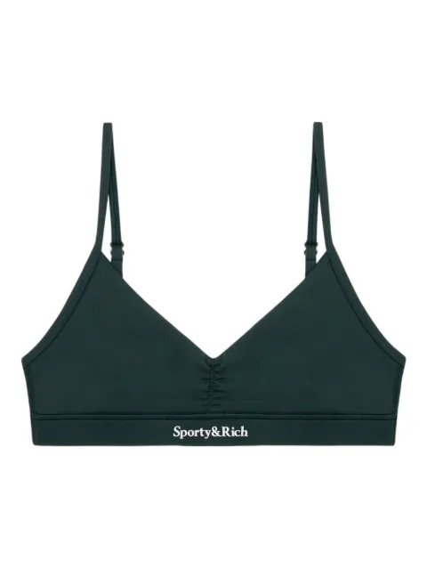 Sporty & Rich adjustable-strap bra top Green TO09361300GR10