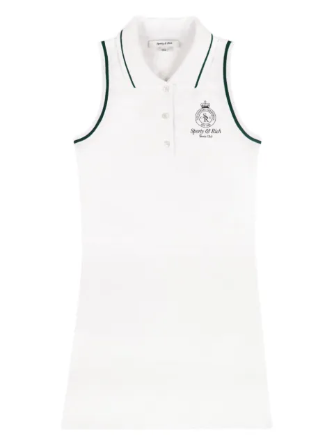 Sporty & Rich sleeveless mini dress White DR00761426WH