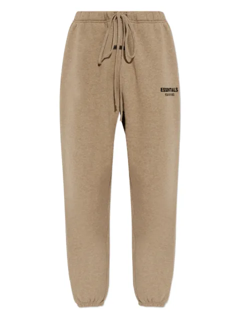 FEAR OF GOD ESSENTIALS logo-detail drawstring track pants Neutrals 130AS252031F