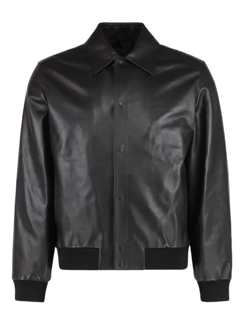 FENDI leather blouson jacket Black FPJ139ATJZ