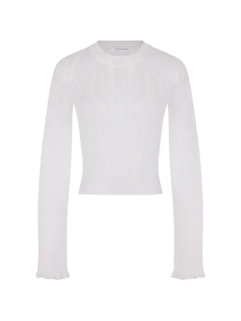 Cecilie Bahnsen crew-neck T-shirt White 425KNI50002WHITE