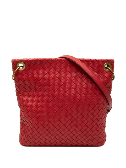 Bottega Veneta Pre-Owned 2007 Nappa Intrecciato crossbody bag Red 6S4BF7JDUE7A2QQU