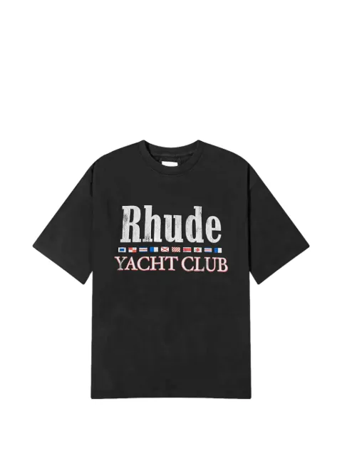 RHUDE printed T-shirt Black RHSS24TT10012610