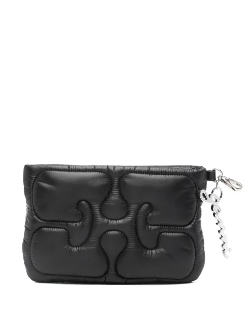 GANNI quilted chain purse Black B3010132