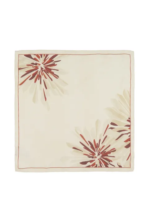 Brunello Cucinelli floral-print scarf Neutrals MFOU0025C004
