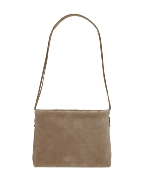 Brunello Cucinelli BC Duo suede shoulder bag Neutrals MBDLD2808C2767