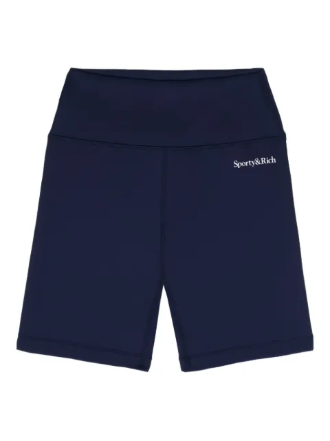 Sporty & Rich high-waisted shorts Blue SH00361300BL106