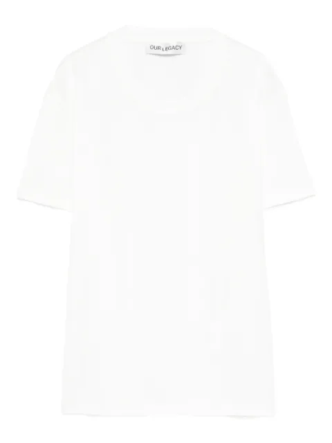OUR LEGACY crew-neck T-shirt White W2266CWC