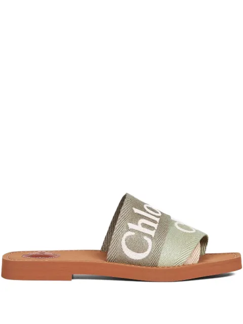 Chloé Woody sandals Green CHC23U188EF