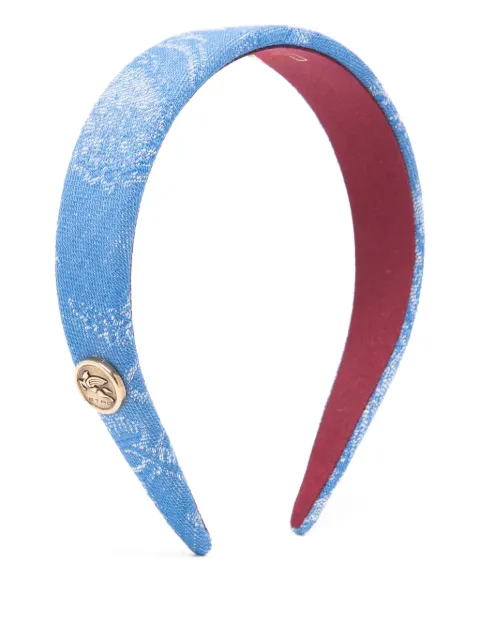 ETRO print button hair accessory Blue WF6A0001AQ407