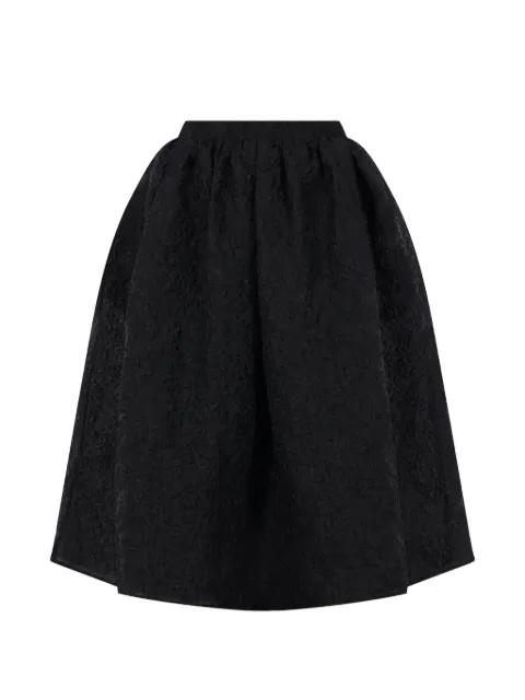 Cecilie Bahnsen patterned-jacquard skirt Black 425RTW17007