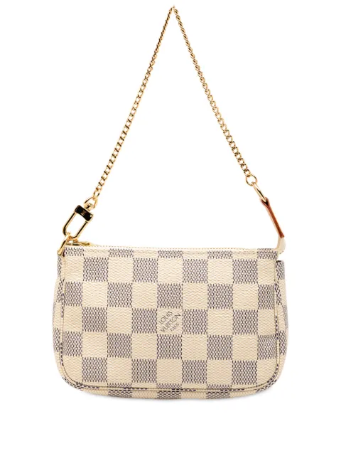 Louis Vuitton Pre-Owned 2007 Damier Azur Mini Pochette Accessoires handbag White 4ZF4X64YA87KHHSV
