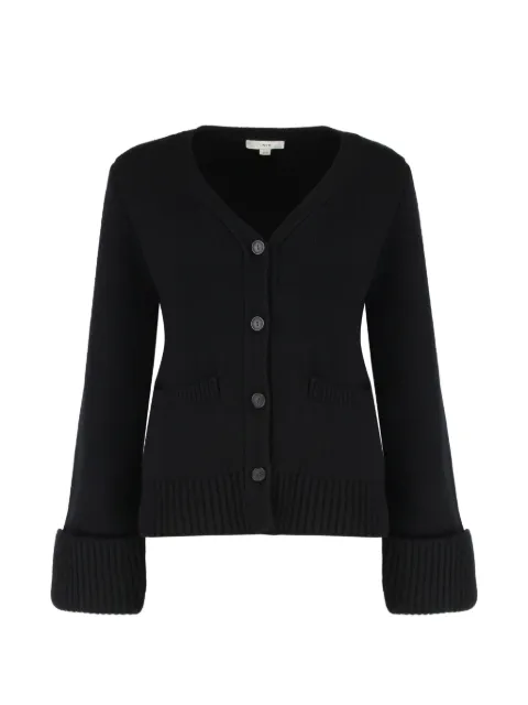 Vince buttoned V-neck cardigan Black V166079847