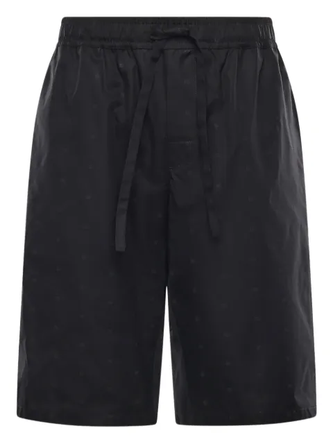 Dolce & Gabbana drawstring pattern trousers Black GV37ATHS5T8