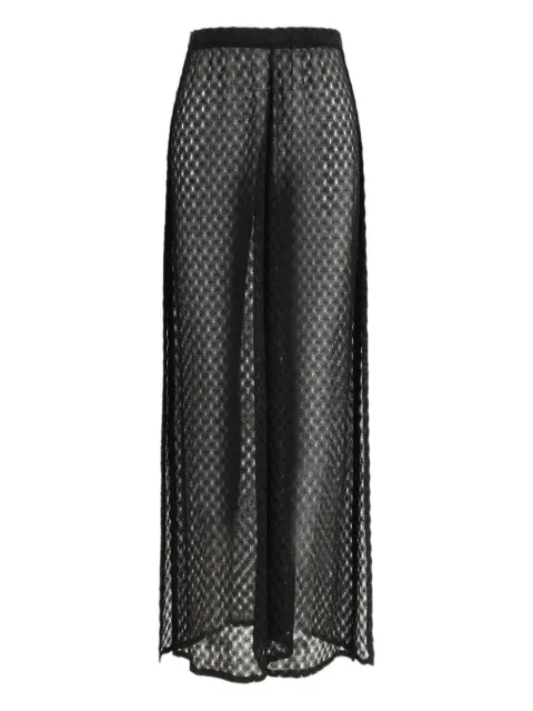 Missoni geometric-patterned trousers Black MC23SI00BR014R
