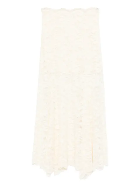 Rabanne lace maxi skirt Neutrals 26PJJU131PA0170