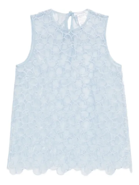 Cecilie Bahnsen Cbcerise vest Blue 425RTW11016PS26LIGHTBLUE