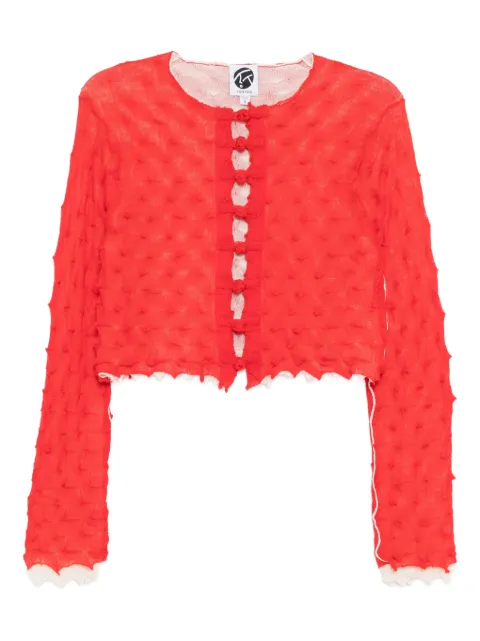YANYAN KNITS Borlor cardigan Red YYW252342JOYCE