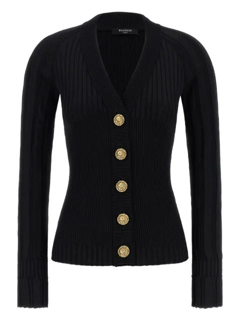 Balmain button-up cardigan Black GF1KL166KJ45