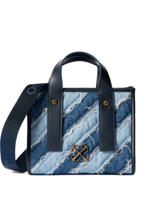 Off-White Quilting denim tote bag Blue OWNA239F25DEN0014500
