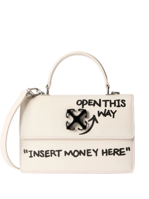 Off-White Jitney 1.4 tote bag Neutrals OWNP062C99LEA0040410
