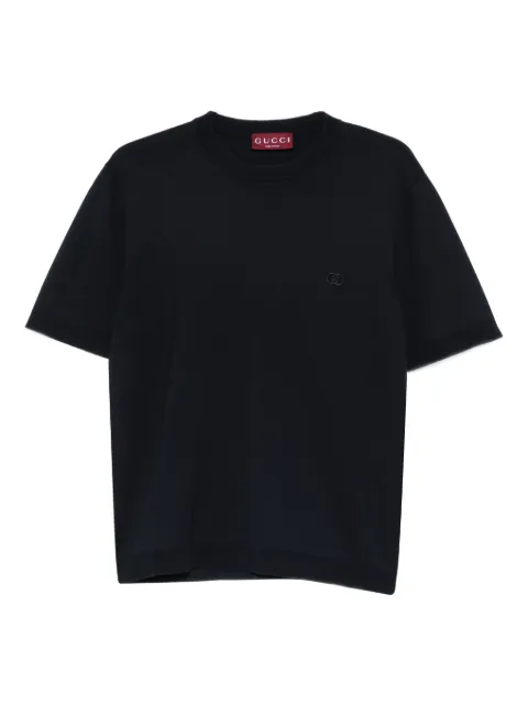 Gucci crew-neck T-shirt Blue 853379XKFDL