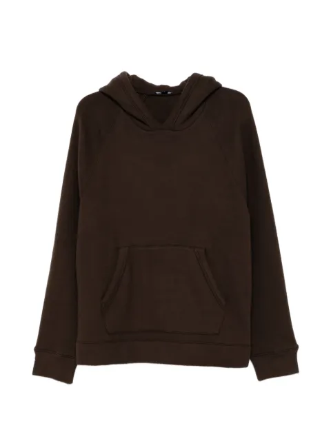 James Perse raglan-sleeve hoodie Brown MVNS3720