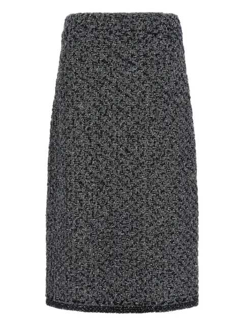 Fabiana Filippi elastic-waistband midi skirt Grey GND266F388L741VR2