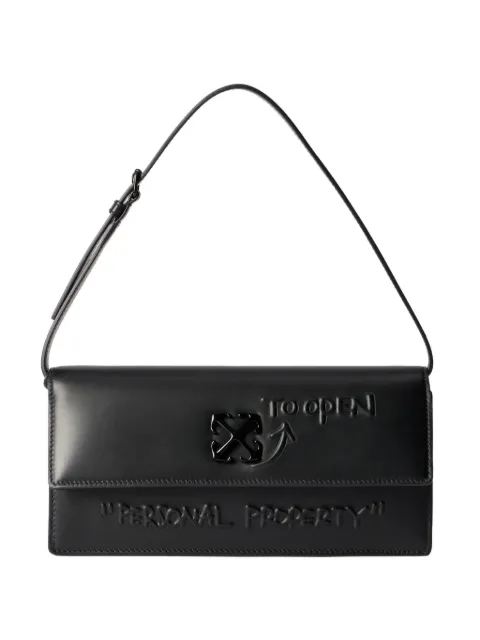 Off-White Jitney 1.0 Quote3D shoulder bag Black OWNN172C99LEA0031010
