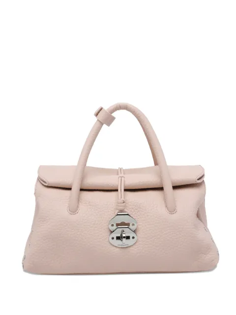 Zanellato Dott studded top-handle tote bag Neutrals 0687501120000Z0852