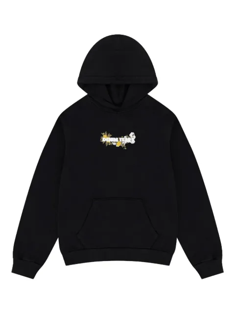 Denim Tears floral-print hoodie Black DT263