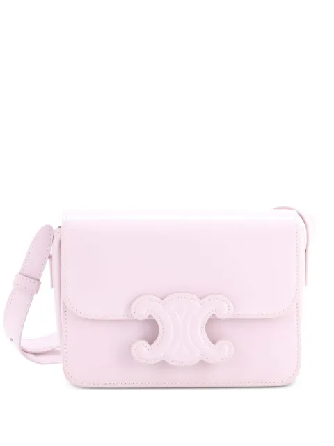 Celine Pre-Owned Triomphe Shoulder Bag Smooth Calfskin Teen crossbody bag Pink FSN37C8IWHG4BZRS