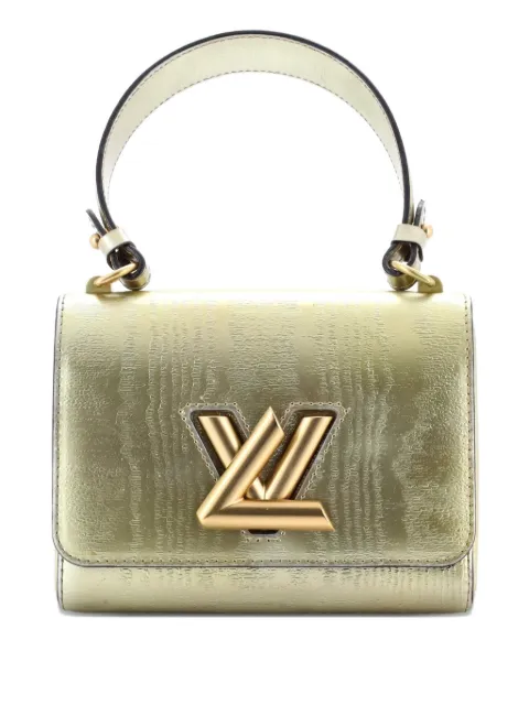 Louis Vuitton Pre-Owned Twist Handbag Gravity Gold Calfskin PM satchel Gold JNXPMSQ6TUL5UQ5C
