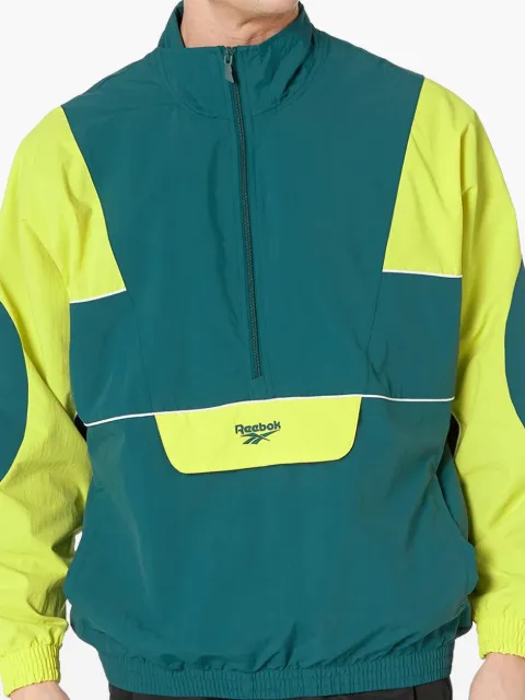 Reebok half-zip lightweight jacket Green FN2956