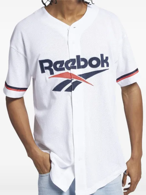 Reebok logo-detail shirt White FK2537