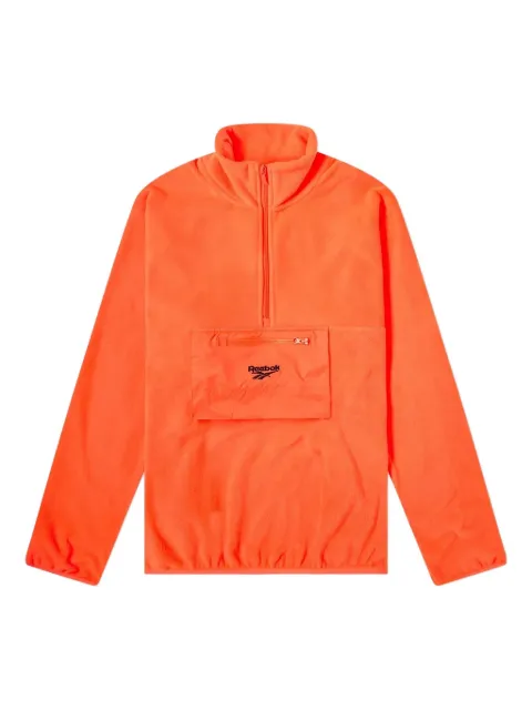 Reebok half-zip fleece sweatshirt Orange FS7360