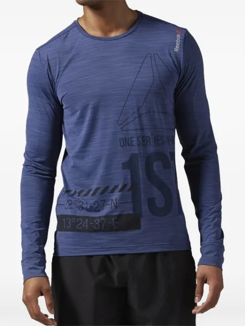 Reebok long sleeve running T-shirt Blue S94241
