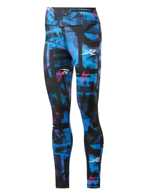 Reebok printed leggings Blue FT2681