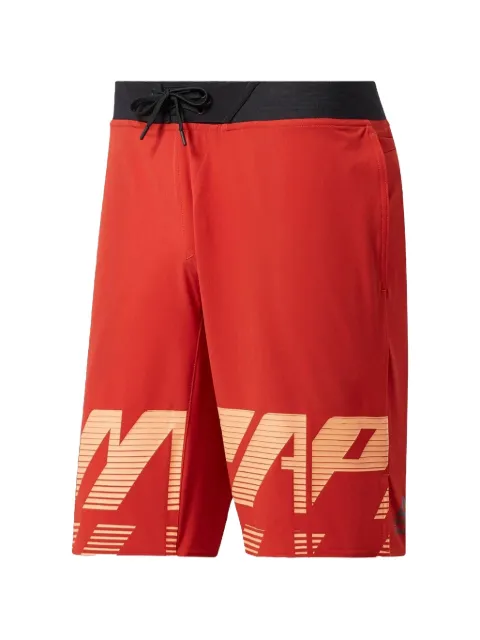 Reebok graphic-print short Red FK4341