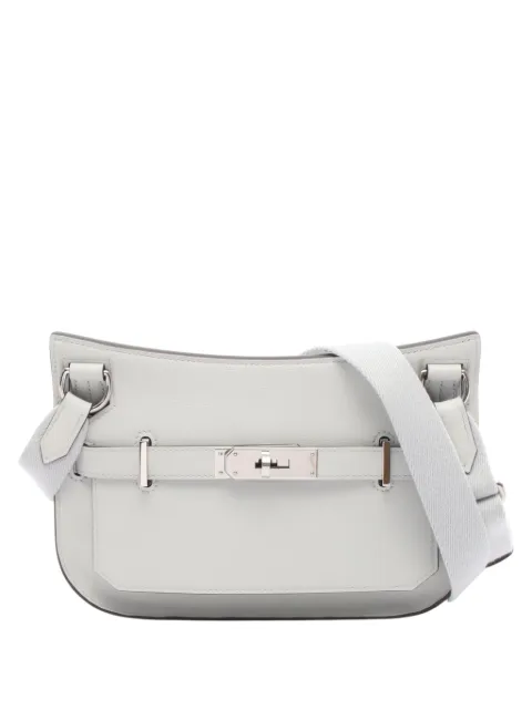 Hermès Pre-Owned 2024 Mini Swift Jypsiere crossbody bag Grey 37WOR27MRY064KQ3