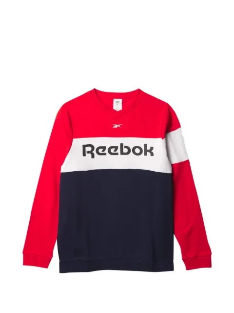 Reebok colourblock-design crew-neck sweatshirt Red FS8473