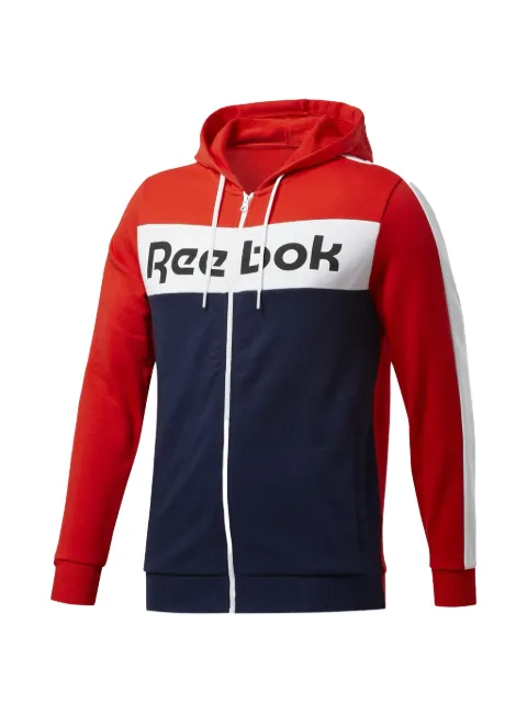 Reebok Training Essentials zip-up hoodie Red FU3125