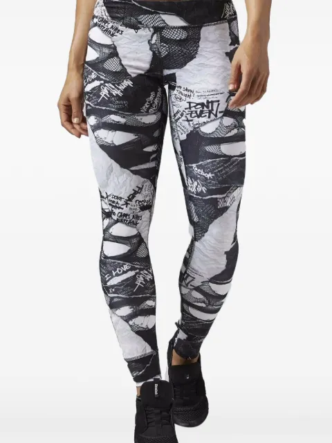 Reebok Dance Shredded Punk leggings Black S93771