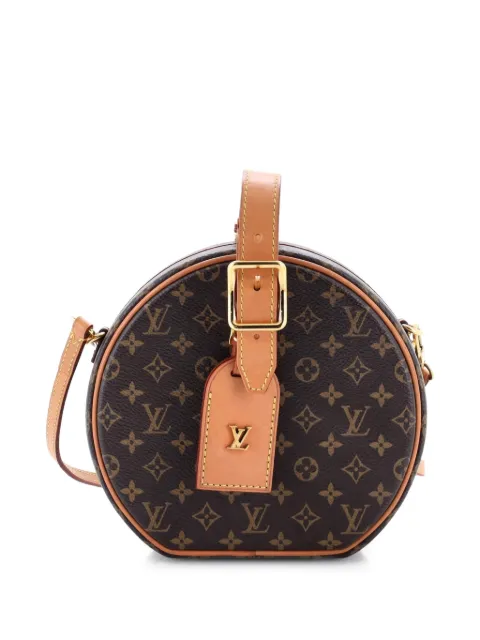 Louis Vuitton Pre-Owned Petite Boite Chapeau Bag Monogram Canvas crossbody bag Brown W33I6QUPCHE4TFYC